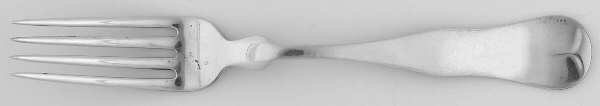 Fiddle (Sterling, 1855) Fork