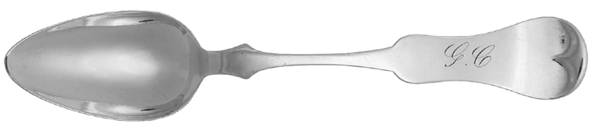 Fiddle-Old (Sterling, 1832) by Gorham Silver