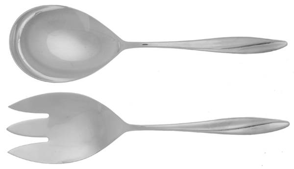 Firelight (Sterling, 1959) Solid Oversized Serving Salad Set