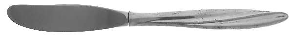 Firelight (Sterling, 1959) Modern Hollow Butter Spreader (Stainless)