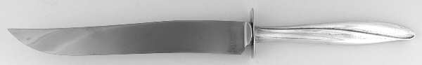 Firelight (Sterling, 1959) Large Carving/Roast Knife StnlBl w/Sterling Guard