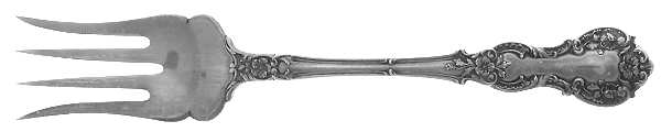 Fleury (Sterling, 1909, No Monograms) Small Chipped Beef Fork