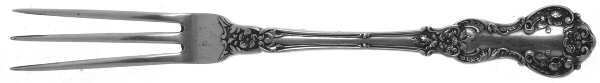 Fleury (Sterling, 1909, No Monograms) Lemon Fork