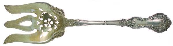 Fleury (Sterling, 1909, No Monograms) Solid Salad Serving Fork
