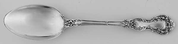 Fleury (Sterling, 1909, No Monograms) Dessert/Oval Soup Spoon
