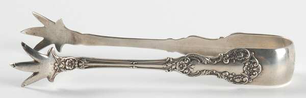 Fleury (Sterling, 1909, No Monograms) Small Sugar Tongs