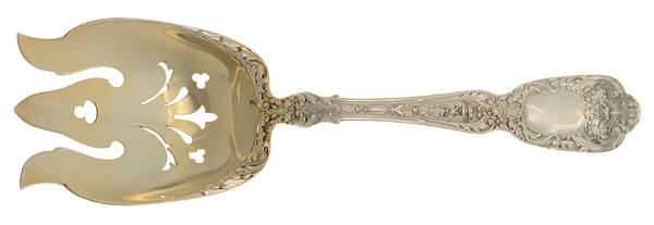Florentine-Florenz (Sterling, 1901) Vegetable Serving Fork (Solid)