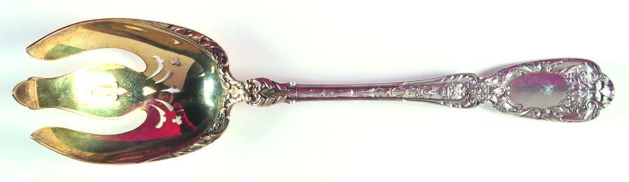Florentine-Florenz (Sterling, 1901) Oversize Solid Salad Servng Fork