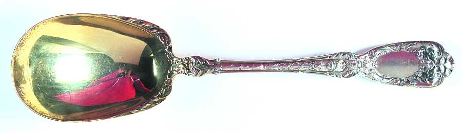 Florentine-Florenz (Sterling, 1901) Oversize Solid Salad Serving Spoon