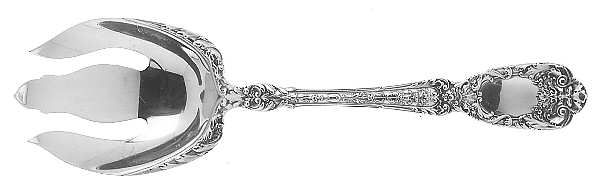 Florentine-Florenz (Sterling, 1901) Solid Salad Serving Fork
