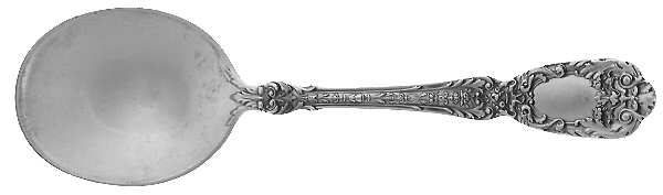 Florentine-Florenz (Sterling, 1901) Round Bowl Soup Spoon (Cream Soup)