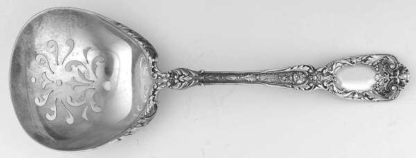 Florentine-Florenz (Sterling, 1901) Pierced Nut Serving Spoon
