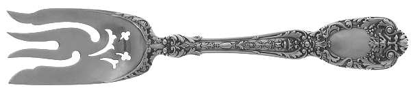 Florentine-Florenz (Sterling, 1901) Medium Solid Cold Meat Serving Fork