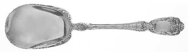 Florentine-Florenz (Sterling, 1901) Oversize Solid Salad Serving Spoon
