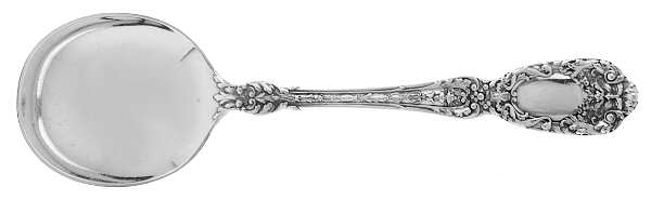 Florentine-Florenz (Sterling, 1901) Round Bowl Soup Spoon (Gumbo)