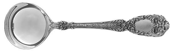 Florentine-Florenz (Sterling, 1901) Round Bowl Soup Spoon (Bouillon)