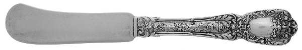 Florentine-Florenz (Sterling, 1901) Flat Handle Butter Spreader