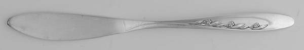 Flower Song (Silverplate, 1955) Flat Handle Master Butter Knife