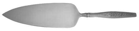 Flower Song (Stainless) Pie Server with Serrated Stainless Blade HC