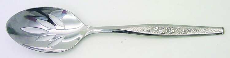 Flower Song (Stainless) Pierced Tablespoon (Serving Spoon)