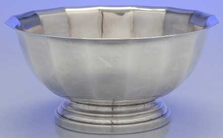 Fluted (Plated, Hollowware, Heritage) 8" Round All Purpose Dish