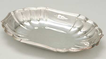 Fluted (Plated, Hollowware, Heritage) 8" Bon Bon Bowl