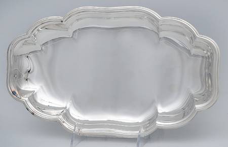 Fluted (Plated, Hollowware, Heritage) Silverplate Bread Tray