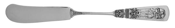 Fontainebleau (Sterling, 1880, No Monograms) Small Flat Handled Butter Spreader