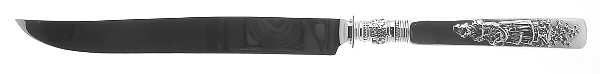Fontainebleau (Sterling, 1880, No Monograms) Stainless Blade Game Carving Knife