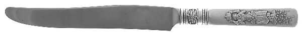 Fontainebleau (Sterling, 1880, No Monograms) New Style New French Hollow Knife