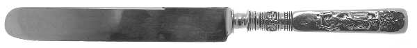 Fontainebleau (Sterling, 1880, No Monograms) Old French Table Knife with Bolster