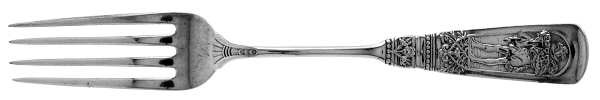 Fontainebleau (Sterling, 1880, No Monograms) Solid Youth Tea Fork