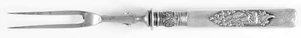 Fontainebleau (Sterling, 1880, No Monograms) Stainless-Prong Game Carving Fork