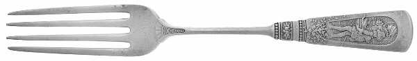 Fontainebleau (Sterling, 1880, No Monograms) Fork