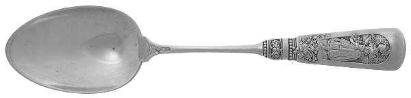 Fontainebleau (Sterling, 1880, No Monograms) Dessert/Oval Soup Spoon