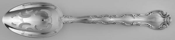 French Classic (Silverplate, 1980) Pierced Tablespoon (Serving Spoon)