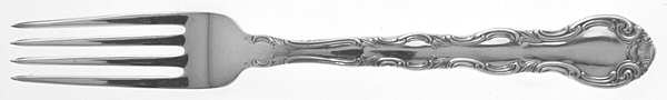 French Classic (Silverplate, 1980) Monogram Fork