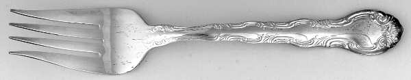 French Classic (Silverplate , Newer, 1994) Medium Solid Cold Meat Serving Fork
