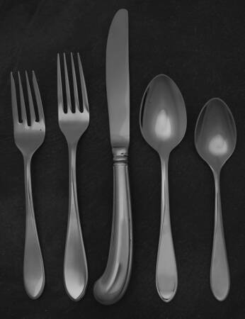 Georgetown New (Stainless-Elegance, 1983) 5 Piece Place Setting