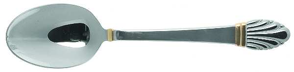 Golden Adria (Stainless, Gold Accent) Tablespoon (Serving Spoon)