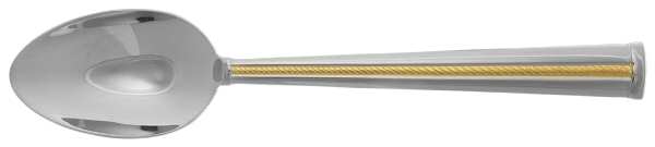 Golden Brocade (Stainless, Gold Accent) Place/Oval Soup Spoon