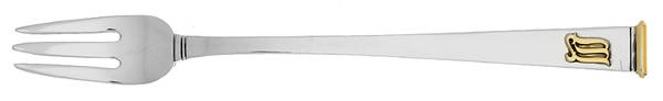 Gold Cipher (Sterling, 1952) Cocktail/Seafood Fork