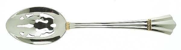 Golden Danube (Stainless) Pierced Tablespoon (Serving Spoon)