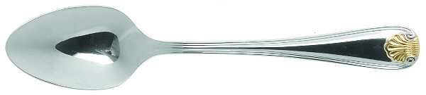 Golden Gorham Shell (Stainless, Gold Accent) Teaspoon