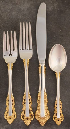 Golden Medici (Sterling, 1971) 4 Piece Place Size Setting