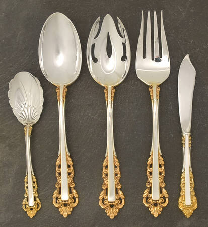 Golden Medici (Sterling, 1971) 5 Piece Hostess Set