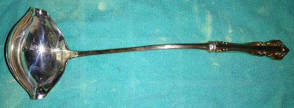 Golden Medici (Sterling, 1971) Punch Ladle with Stainless Bowl
