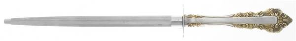 Golden Medici (Sterling, 1971) Large Steel Rod Knife Sharpener