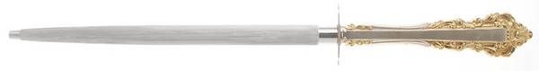Golden Medici (Sterling, 1971) Small Steel Rod Sharpener Knife