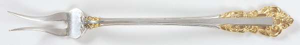 Golden Medici (Sterling, 1971) Short Handle Pickle/Olive Fork